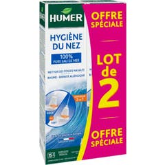 Humer Hygiene Nez Solution Saline Spray 2x150 ml