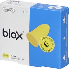 Blox Sleep & Focus Bouchons d'Oreille en Mousse TS Jaune 10uts