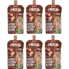 Mogli Smoothie Pomme Banane Cacao 6x120 g
