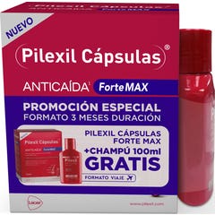 Pilexil Pack Forte Max 90 Capsules + Shampooing 100ml