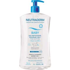 Neutraderm Baby Eau Nettoyante Douceur 3 en 1 1l
