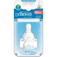 Pediact Dr Brown's Tétine Col Niv1 x2