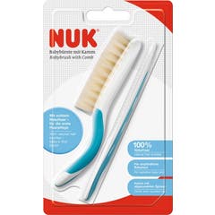 Nuk Pack Brosse + Peigne Bébé Bleu 2uts