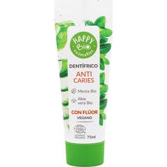 Bio Happy Dentifrice Anticaries Menthe Aloe au Fluor 75 ml