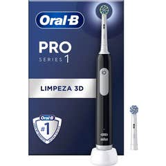 Oral-B Pack Pro Series 1 Brosse Dents Noir + Recharge