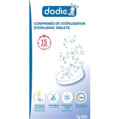 Dodie Comprimés De Stérilisation À Froid 32 Comprimés