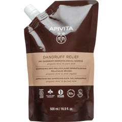 Apivita Refill Shampoo Dermatologique Anti-Pelliculaire Sec 500 ml