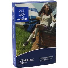 Thuasne Venoflex 2 Fast Lin Mujer Media Negro N2 1 Par