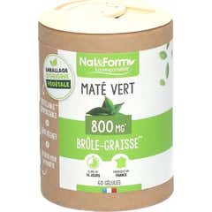 Nat&Form Eco Maté Vert Draineur 60 Gélules