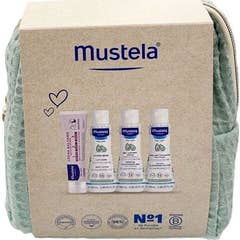 Mustela Bébé Set Trousse Coton Menthe Peau Normale