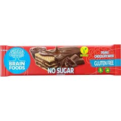 Brain Foods Wafer Double Chocolat Sans Gluten 40g