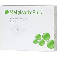 Melgisorb Plus Pansement Absorbant 5x5cm 10uts