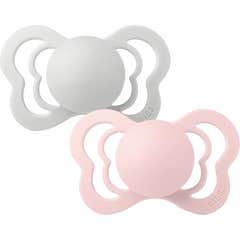 BIBS Couture Sucettes orthodontiques en caoutchouc naturel Haze Blossom 2 unités