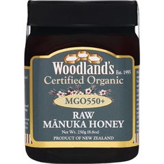 Woodland´s Miel de Manuka crue MGO 550 monoflorale bio 250 g