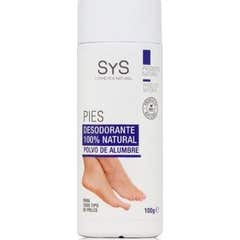 Sys Foot Deodorant Poudre d'Alun 100g