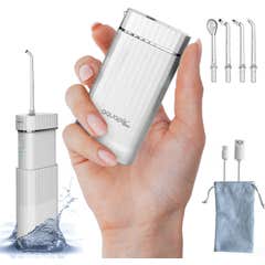 AquaPik Mini Irrigateur Buccal Portable Réservoir Rétractable