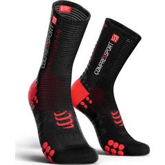 Chaussette de vélo Compressport Noir T2 (39-41)