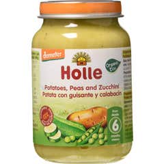 Holle Petit pot bio Demeter Pomme de terre Petits pois Courgette 190 g