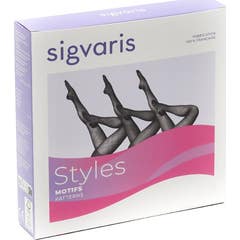 Sigvaris 2 Styles Patterns Satén Pantimedia Negro Talla SL 1ud