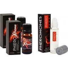 Phiero Xtreme concentré de phéromones 10mlx2 Unités + parfum aux phéromones 10ml
