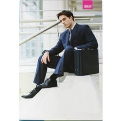 Medi Homme 18 Bas Jarret Microfibre 1830 Taille 2 Bleu 1 Paire