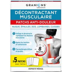 Granions Patchs Anti-Douleur Décontractant Musculaire 5uts