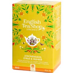 English Tea Shop Té Limón Jengibre Cítrico 20uds