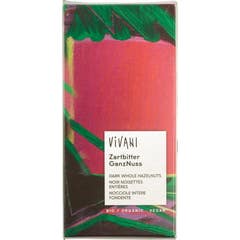 Vivani Choco Negro Avellanas Enteras Bio 100g