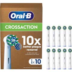 Oral-B CrossAction Têtes de Brosse Recharge 10 uts