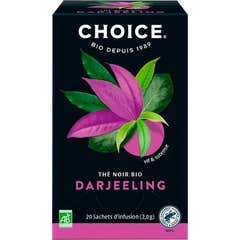 Choice Bio Thé Noir Darjeeling Bio 20x2g