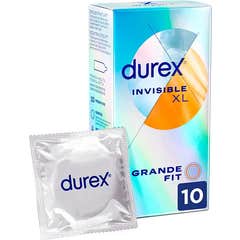 Durex Préservatifs Invisible XL 10uts Durex Préservatifs Invisible XL 10uts