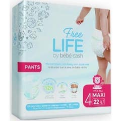 Freelife Bebecash Pants Infant Maxi Taille 4 8-15kg 22pcs