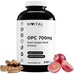 HIVITAL OPC Extracto de semilla de uva 700 mg 240 cáps