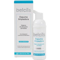 Belcils mousse nettoyante pour l'hygiène des paupières sensibles 50ml