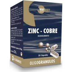 Waydiet Natural Products Oligogranules zinc-cuivre 50Caps