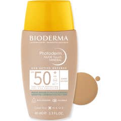 Bioderma Photoderm Nude Touch Mineral SPF50+ Teinte Dorée 40ml