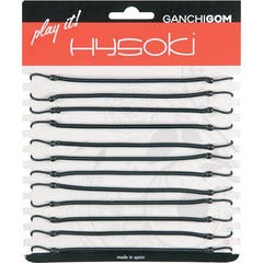 Hysoki Set Gomas con Gancho Negro