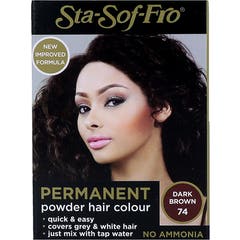 Sta-Soft-Fro Poudre de coloration permanente 74 brun foncé 8g