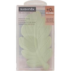 Suavinex Poetry Anneau de Dentition Feuille Sauvage Silicone +0M 1 ut