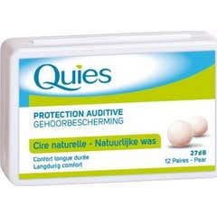 Quies Protection auditive Cire Naturelle 24uts