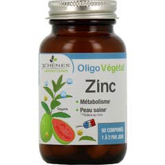 3 Chênes Oligo Végétal Zinc 60 Comprimés