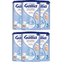 Gallia Calisma Pack Lait Croissance 3 +12M 6x830 g