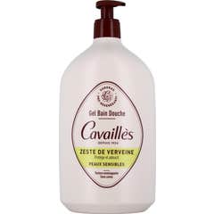 Cavaillès Gel Bain Douche Zeste de Verveine Peaux Sensibles 1000 ml