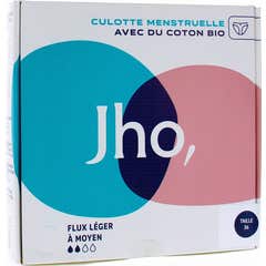 Jho Culotte Menstruelle En Coton Bio Flux Léger À Moyen T36 1ut