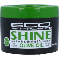 Eco Styler Shine Gel Fixateur Huile Olive Sans Alcool Fort 89ml