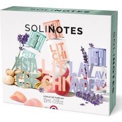 Solinotes Coffret Eau de Parfum Pistache + Litchi + Lavande