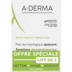A-Derma Pan Dermatologique Apaisant 2x100 g