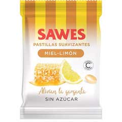 Sawes Comprimés balsamiques sans sucre Goût miel et citron avec vitamine C en sachet de 50g