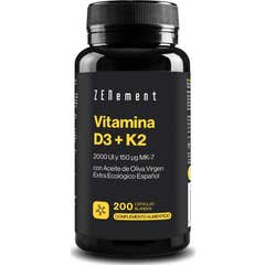 Zenement Vitamine D3 + K2 200caps