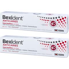 Isdin Bexident Anticaries Dentífrico 2x75ml